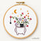 Emberly Mystic Cat Embroidery Kit