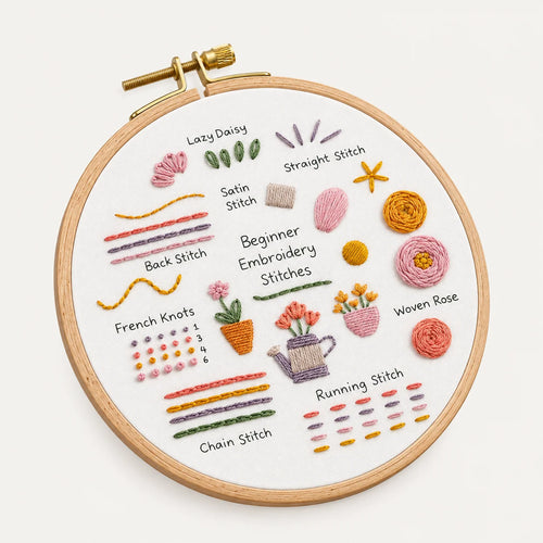 Emberly Plant Stitch Sampler Kit