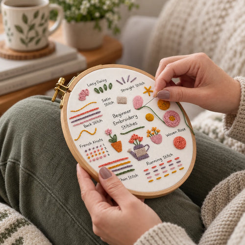 Emberly Plant Stitch Sampler Kit