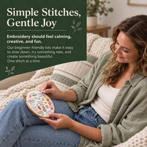 Emberly Plant Stitch Sampler Kit