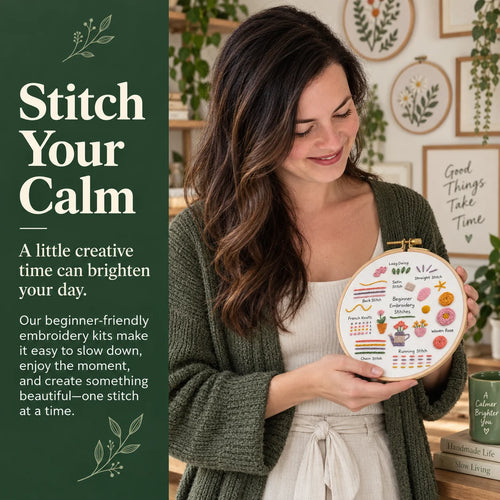 Emberly Plant Stitch Sampler Kit