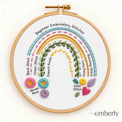 Emberly Rainbow Stitch Sampler Kit