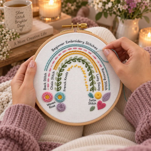 Emberly Rainbow Stitch Sampler Kit