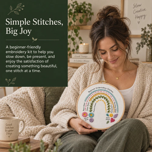 Emberly Rainbow Stitch Sampler Kit