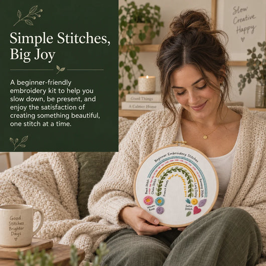 Emberly Rainbow Stitch Sampler Kit
