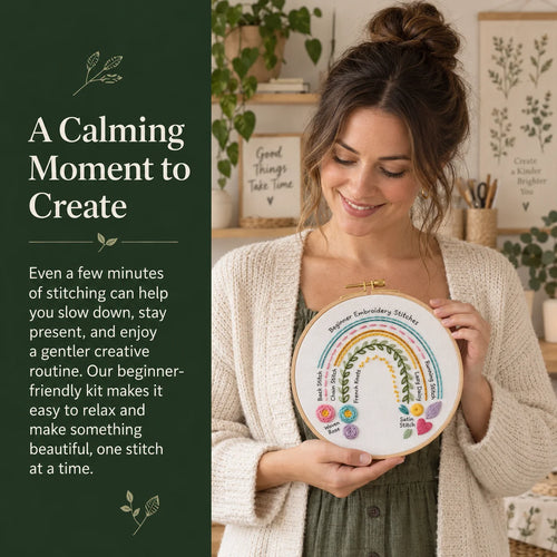 Emberly Rainbow Stitch Sampler Kit