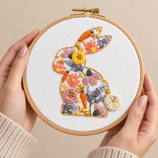 Emberly Sunny Bunny Embroidery Kit