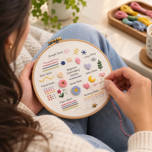 Emberly Stitch Sampler Beginner Kit